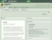 Tablet Screenshot of ivegotafang.deviantart.com