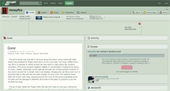Desktop Screenshot of honeyfire.deviantart.com