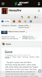Mobile Screenshot of honeyfire.deviantart.com