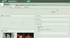Desktop Screenshot of plazombie.deviantart.com