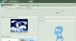 Desktop Screenshot of bluegardevoir.deviantart.com