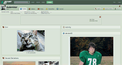 Desktop Screenshot of dudemister.deviantart.com