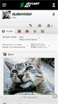 Mobile Screenshot of dudemister.deviantart.com