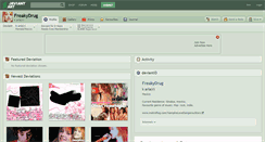 Desktop Screenshot of freakydrug.deviantart.com