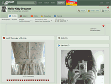 Tablet Screenshot of hello-kitty-dreamer.deviantart.com