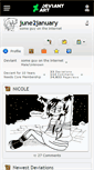 Mobile Screenshot of june2january.deviantart.com