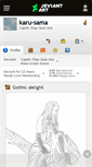 Mobile Screenshot of karu-sama.deviantart.com