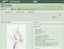 Tablet Screenshot of karu-sama.deviantart.com