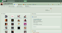 Desktop Screenshot of creator0of0dreams.deviantart.com