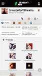 Mobile Screenshot of creator0of0dreams.deviantart.com