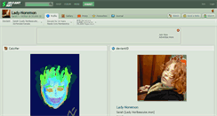 Desktop Screenshot of lady-noremon.deviantart.com