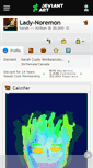 Mobile Screenshot of lady-noremon.deviantart.com