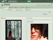 Tablet Screenshot of emptysoule.deviantart.com
