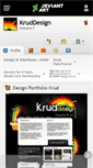 Mobile Screenshot of kruddesign.deviantart.com