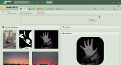 Desktop Screenshot of dead-carrot.deviantart.com