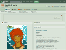 Tablet Screenshot of munchie-crunchie.deviantart.com