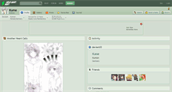 Desktop Screenshot of kume.deviantart.com