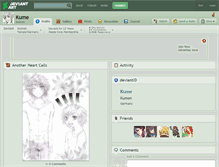 Tablet Screenshot of kume.deviantart.com