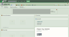 Desktop Screenshot of orphan1plz.deviantart.com