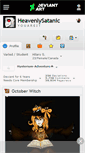 Mobile Screenshot of heavenlysatanic.deviantart.com