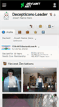 Mobile Screenshot of decepticons-leader.deviantart.com