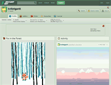 Tablet Screenshot of knitetgantt.deviantart.com