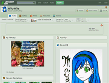 Tablet Screenshot of miyu-miya.deviantart.com