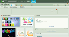 Desktop Screenshot of aminemax.deviantart.com