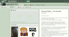 Desktop Screenshot of classsic-doctor-who.deviantart.com