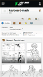 Mobile Screenshot of keyboard-mash.deviantart.com