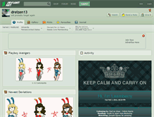 Tablet Screenshot of dreizen13.deviantart.com