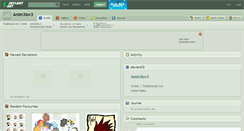 Desktop Screenshot of anim3lov3.deviantart.com