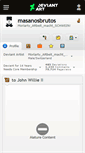 Mobile Screenshot of masanosbrutos.deviantart.com