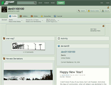 Tablet Screenshot of den01100100.deviantart.com