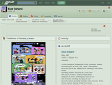 Tablet Screenshot of blue-iceland.deviantart.com