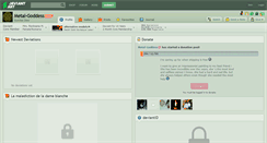 Desktop Screenshot of metal-goddess.deviantart.com