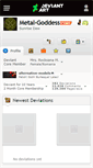 Mobile Screenshot of metal-goddess.deviantart.com