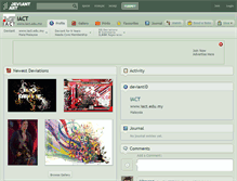 Tablet Screenshot of iact.deviantart.com
