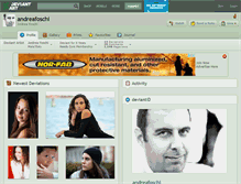 Tablet Screenshot of andreafoschi.deviantart.com