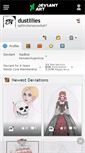 Mobile Screenshot of dustlilies.deviantart.com