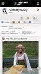 Mobile Screenshot of neofluffybunny.deviantart.com