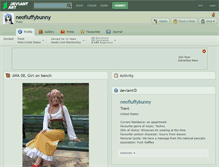 Tablet Screenshot of neofluffybunny.deviantart.com