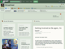 Tablet Screenshot of chirusairhosei.deviantart.com