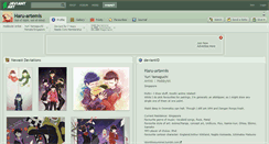 Desktop Screenshot of haru-artemis.deviantart.com