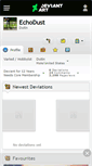 Mobile Screenshot of echodust.deviantart.com