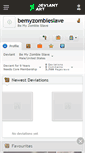 Mobile Screenshot of bemyzombieslave.deviantart.com