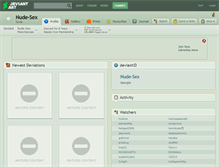 Tablet Screenshot of nude-sex.deviantart.com
