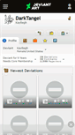 Mobile Screenshot of darktangel.deviantart.com