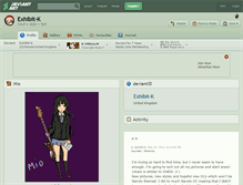 Tablet Screenshot of exhibit-k.deviantart.com