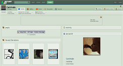Desktop Screenshot of carnivale.deviantart.com